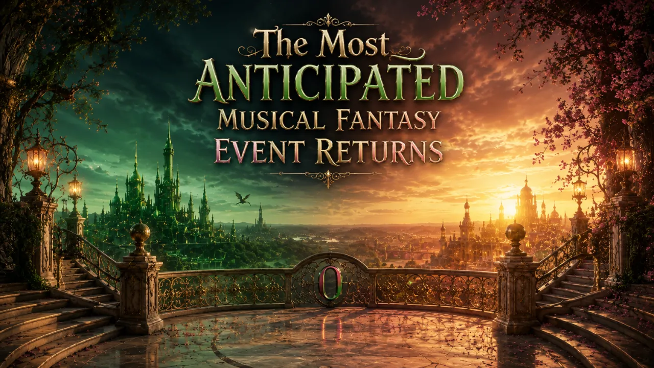Wicked For Good magical landscape Wicked For Good magical landscape
