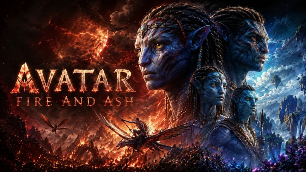 Avatar Fire and Ash official poster