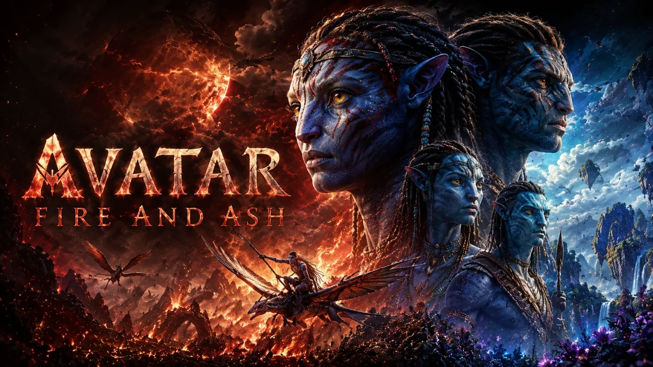 Avatar Fire and Ash official poster