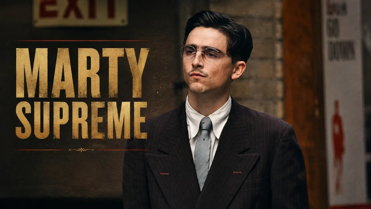 Marty Supreme official movie poster