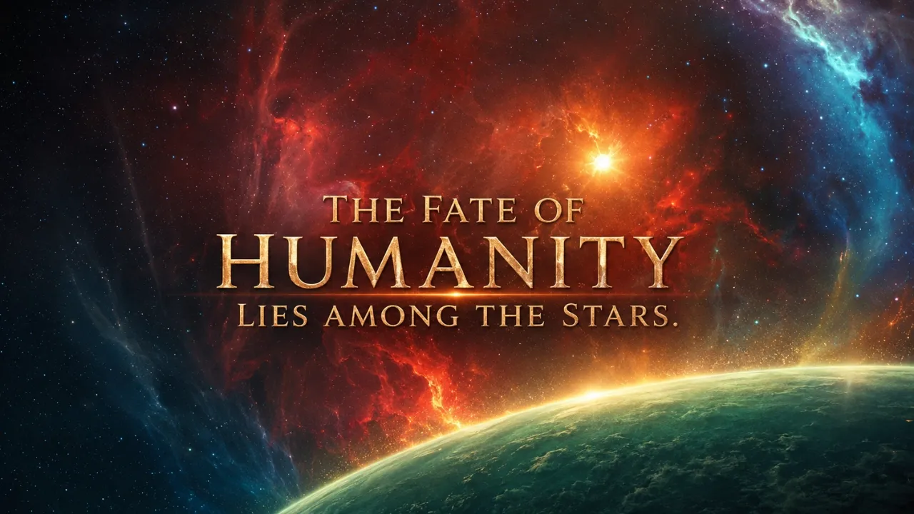 The Fate of Humanity space adventure banner