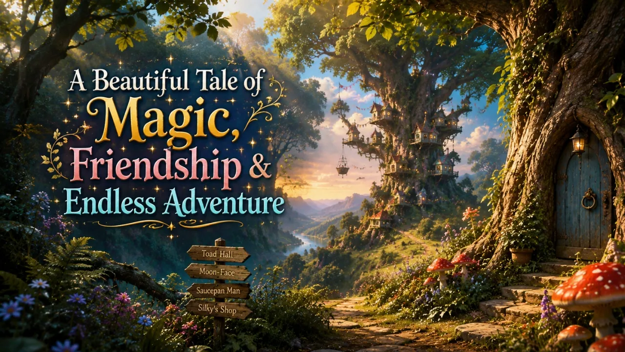 The Magic Faraway Tree fantasy landscape banner