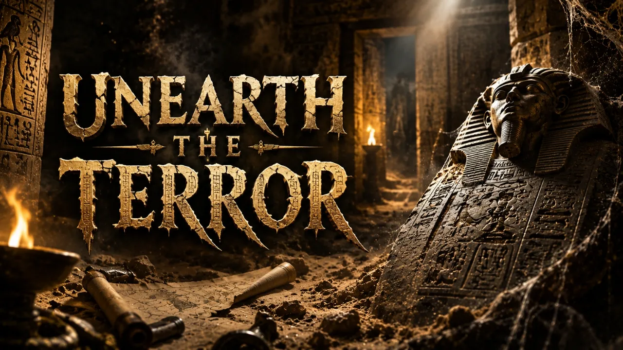 Unearth the terror ancient mummy scene