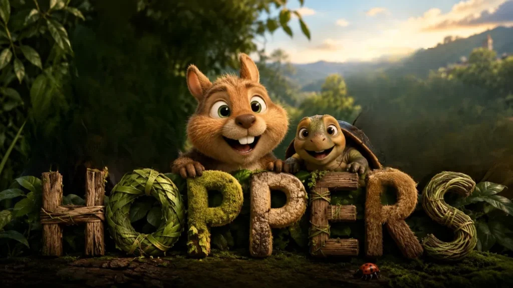 Hoppers animated movie banner