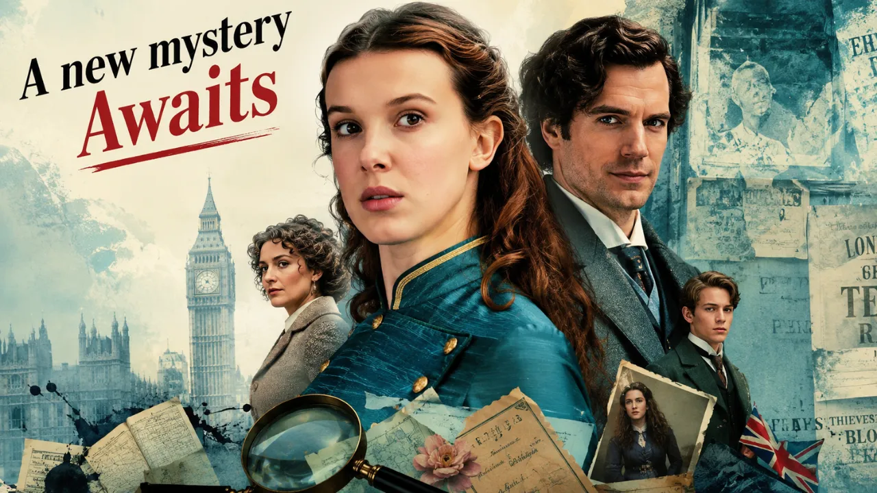 Enola Holmes 3 mystery posters