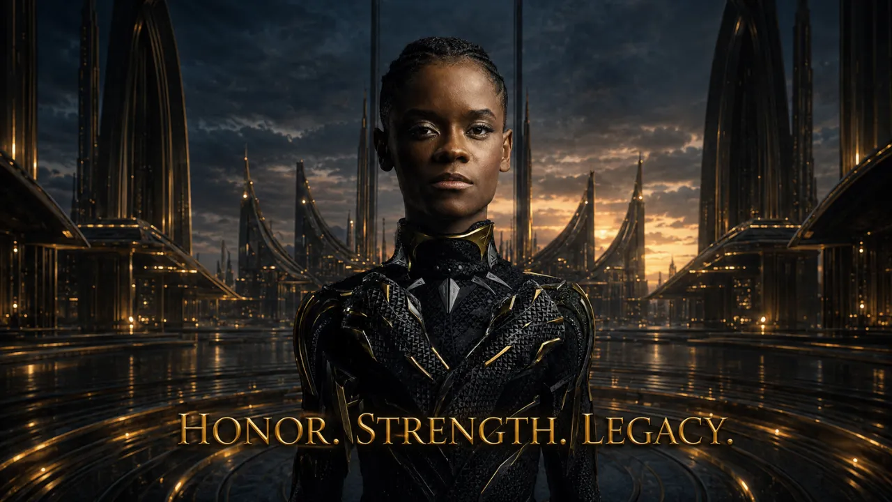 Black Panther: Wakanda Forever Honor strength legacy poster