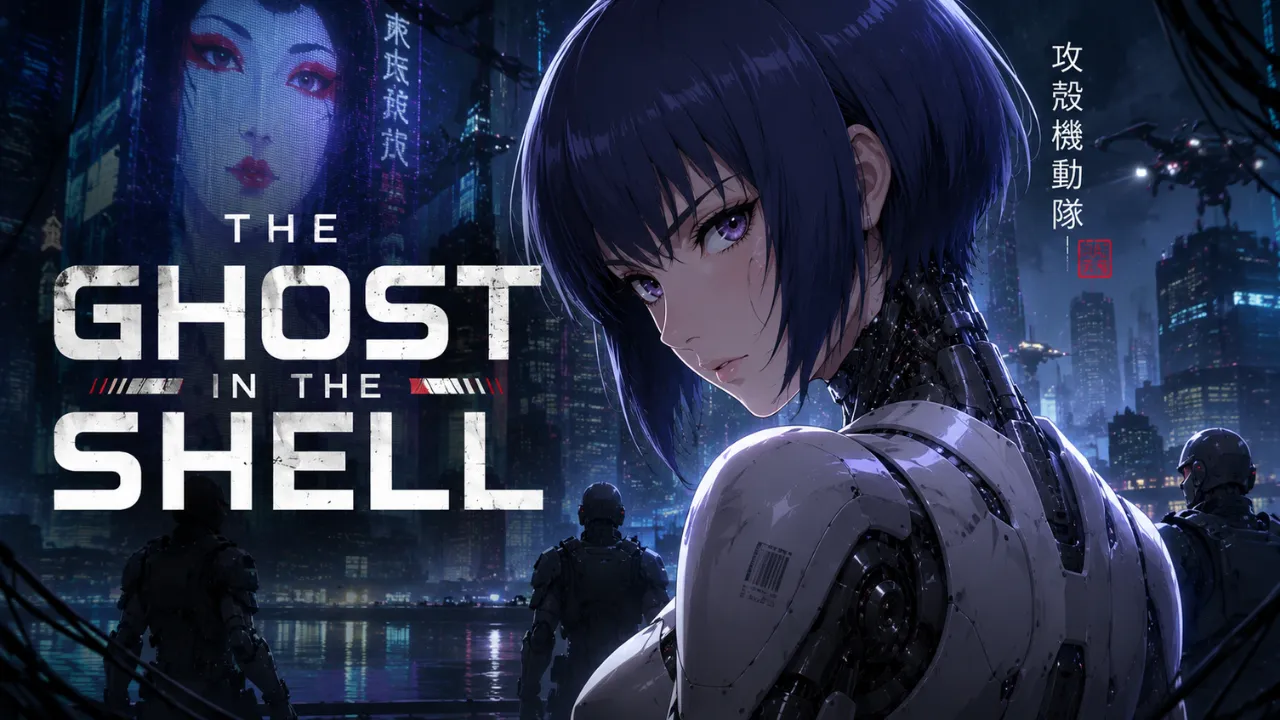 The Ghost in the Shell anime poster