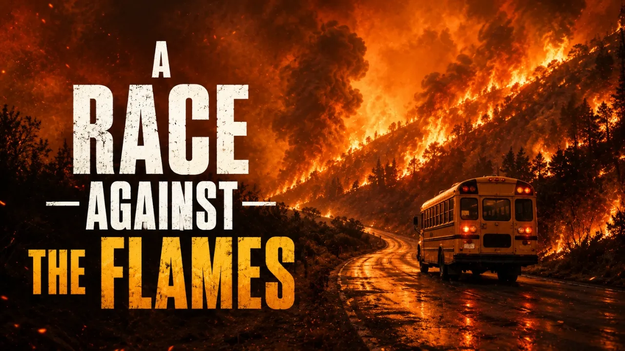 The Lost Bus escape through wildfire