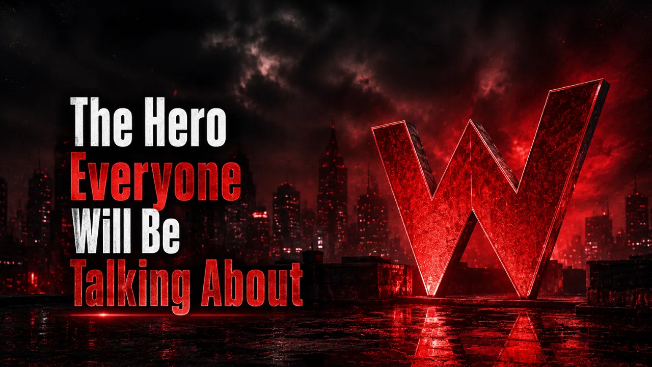 Wonder Man red W teaser Wonder Man red W teaser